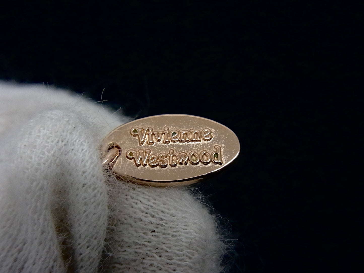 Vintage Vivienne Westwood Rose Gold Orb Pendant Necklace