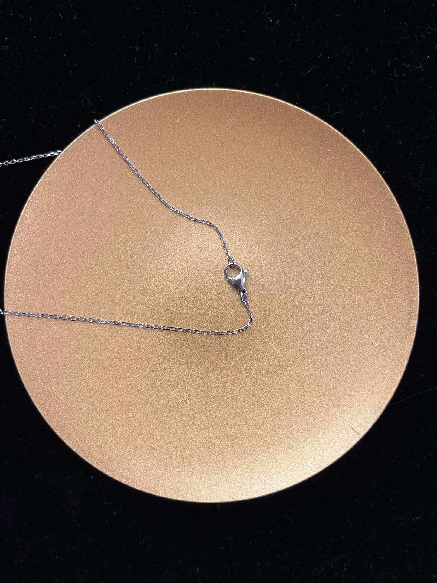Hermès Large Pop H Necklace in Silver & White
