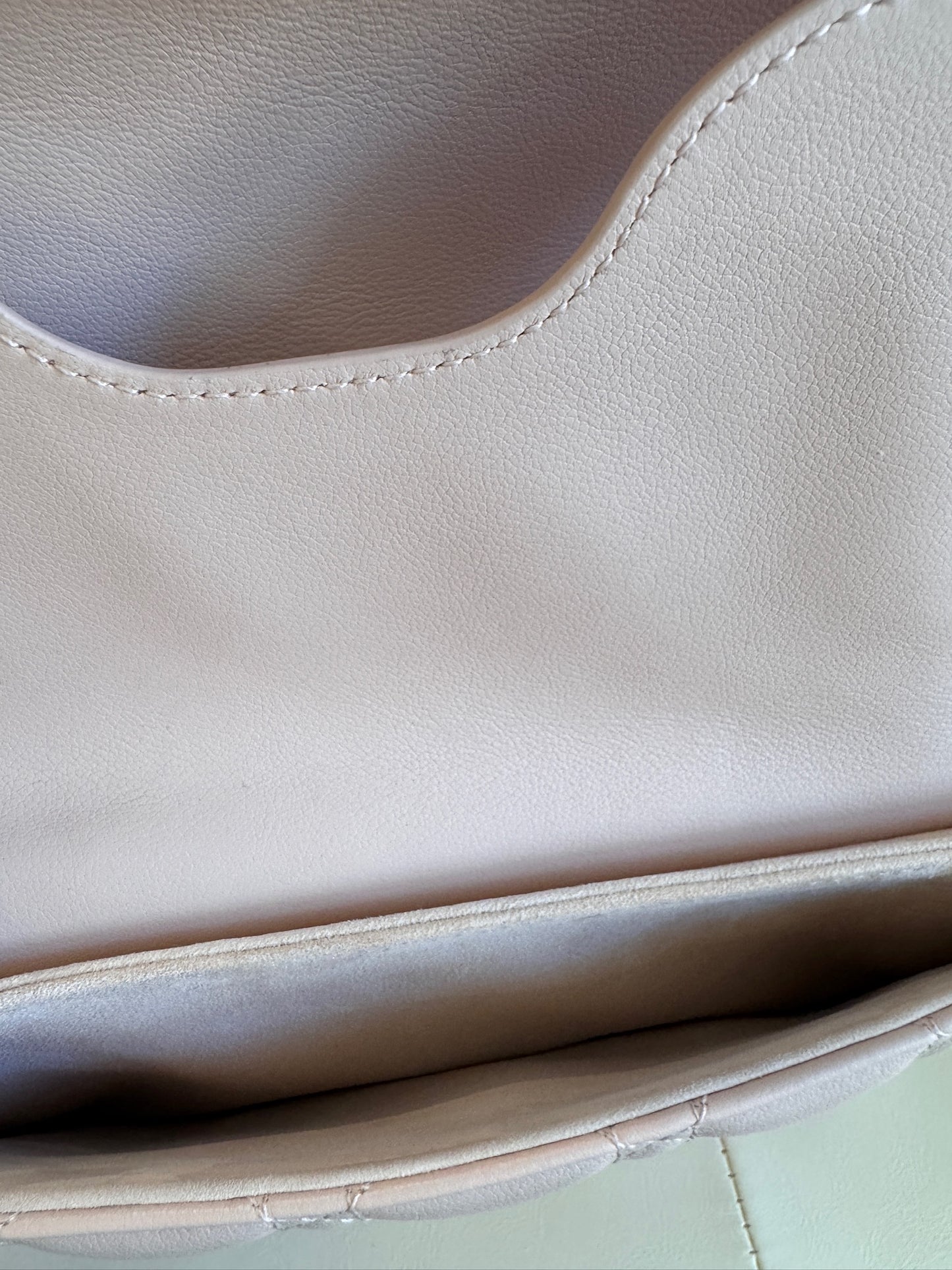 Dior Pink Cannage Quilted Top Handle Bag