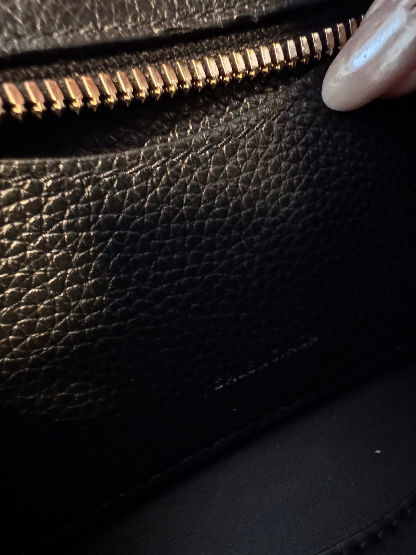 Balenciaga Black Leather Mini City Bag with Gold Hardware (With Pouch)