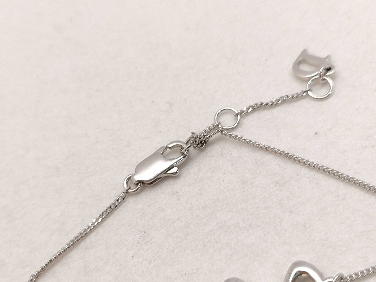 Vintage Dior Silver “Mermaid Teardrop” Crystal Bracelet