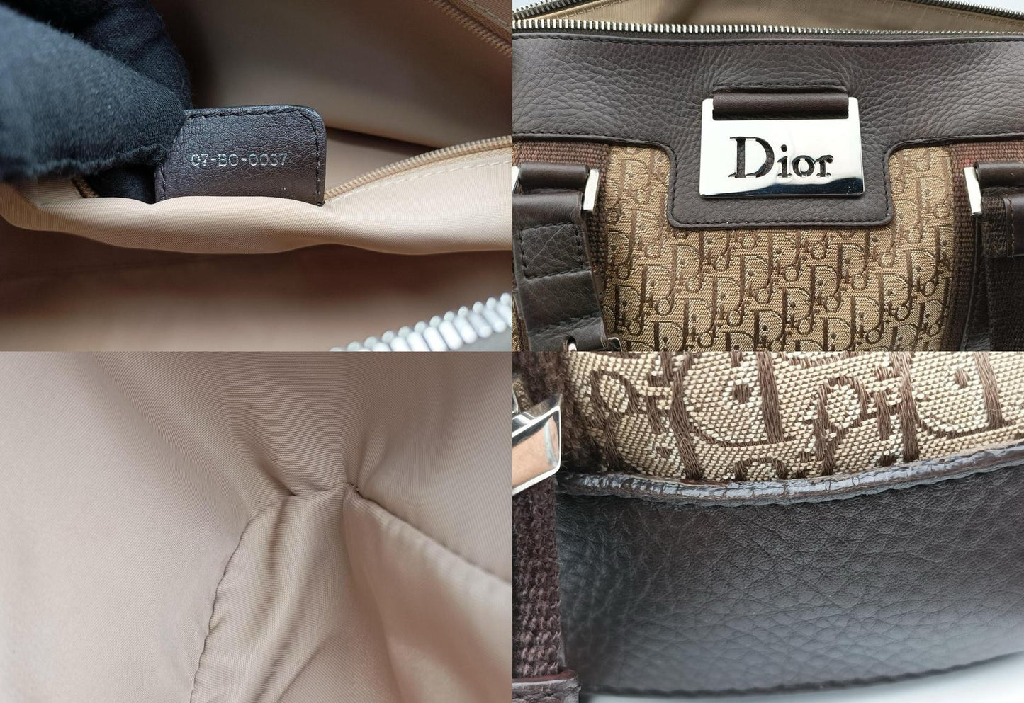 Vintage Dior Trotter Boston Bag