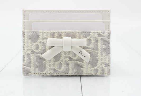 Christian Dior Oblique Bow Card Holder