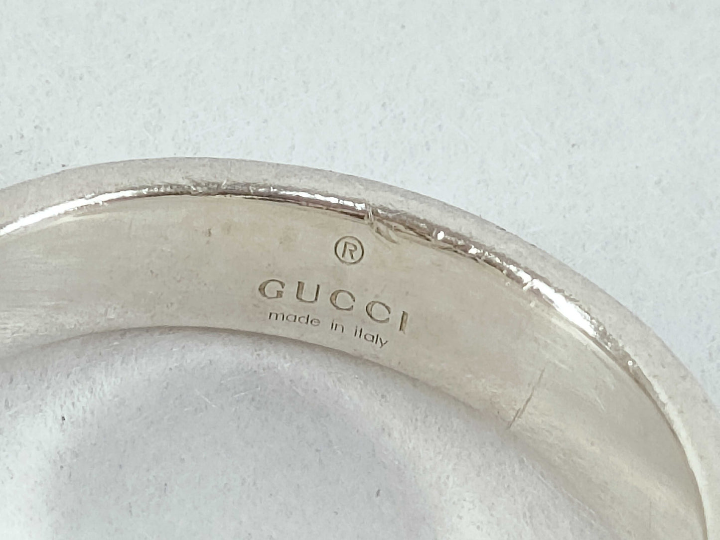 Vintage Gucci Silver GG Ring (S925)