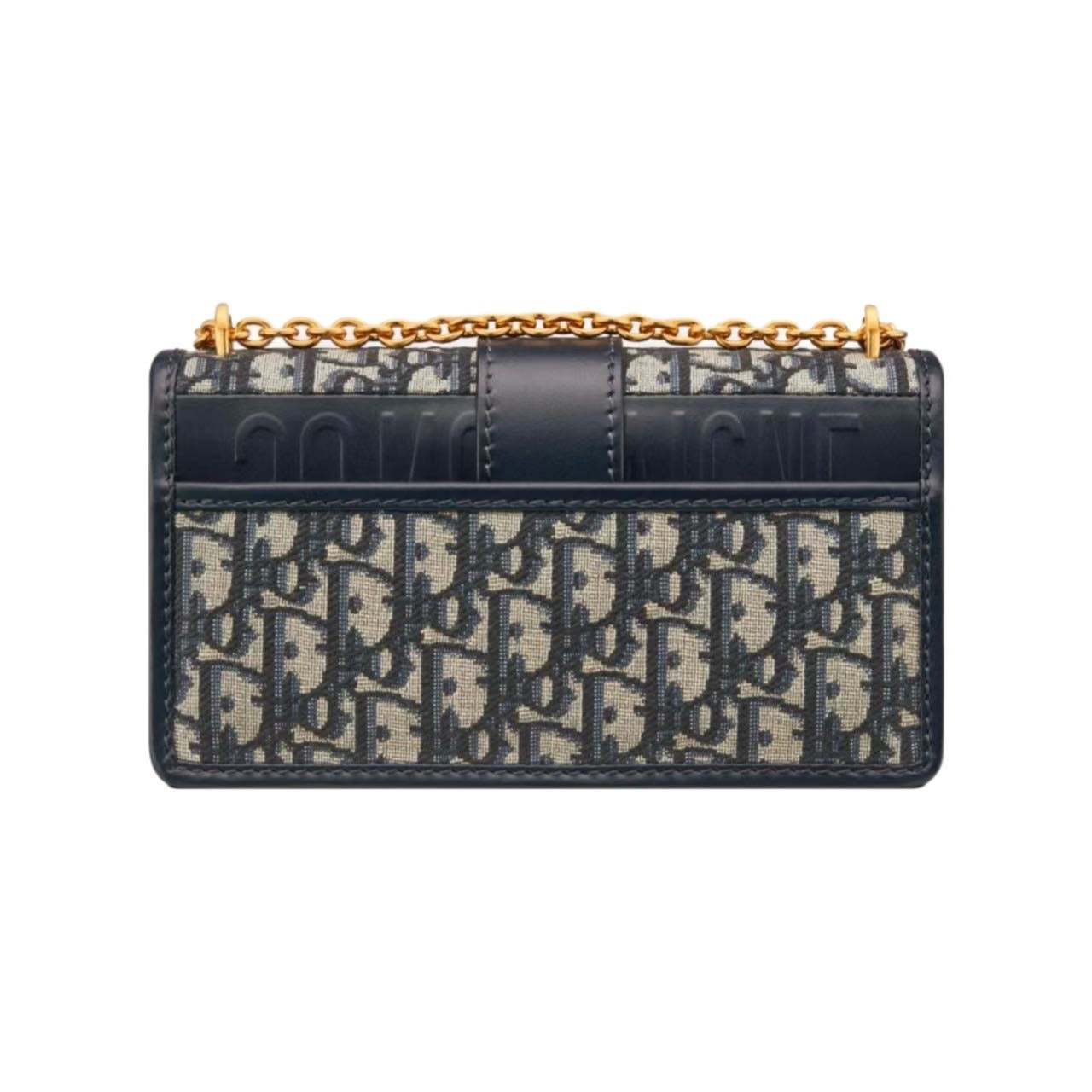Dior 30 Montaigne Vintage Oblique Canvas Chain Shoulder Bag (Small)