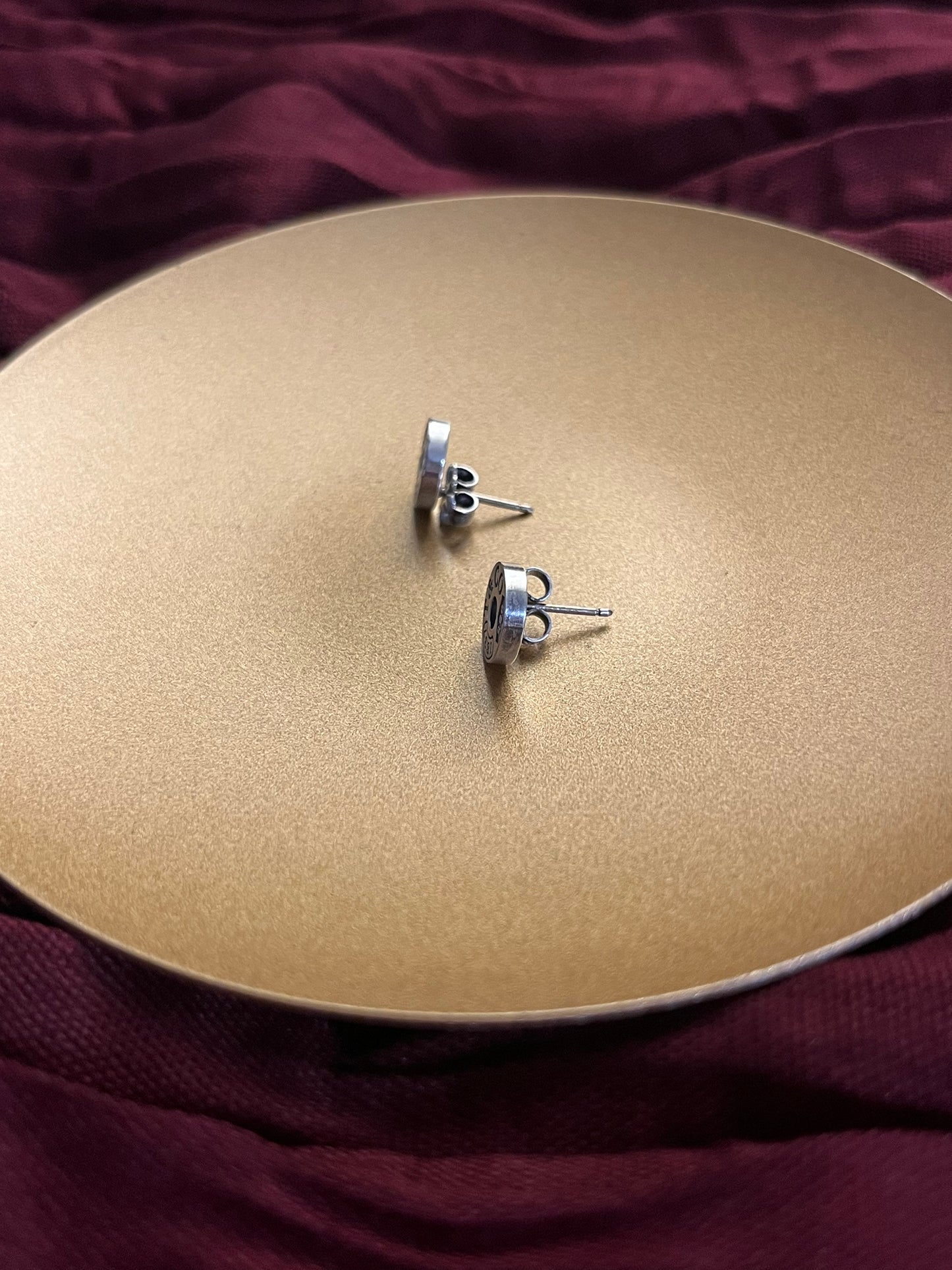 Tiffany & Co. 1837™ Round Tag 925 Sterling Silver Stud Earrings