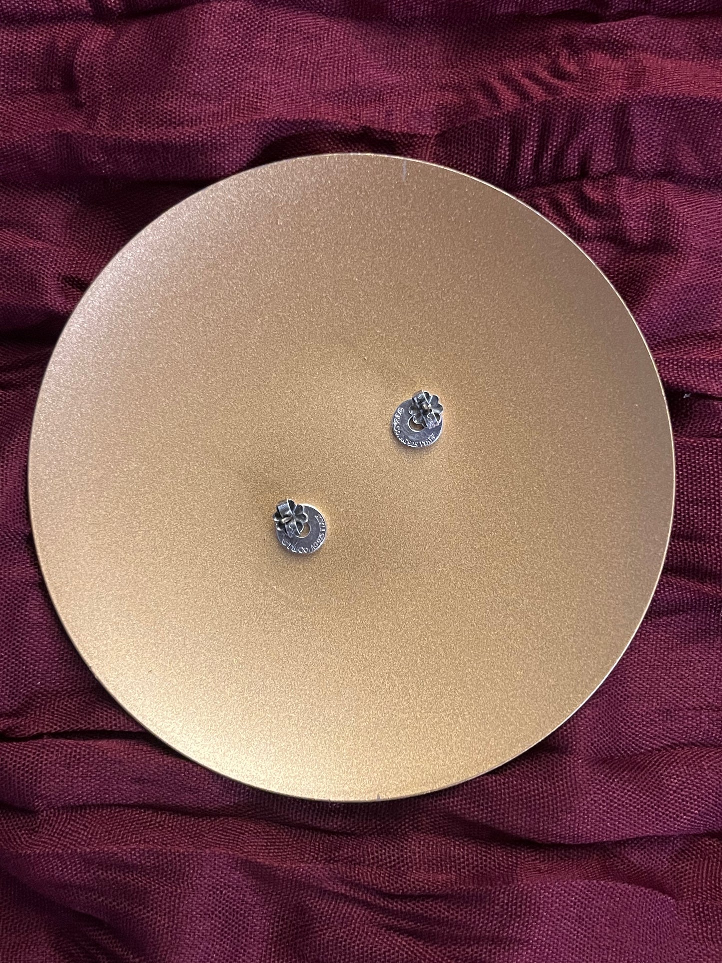 Tiffany & Co. 1837™ Round Tag 925 Sterling Silver Stud Earrings
