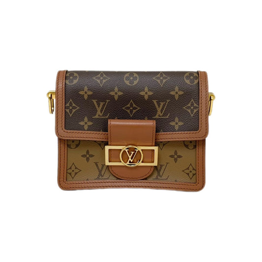 Louis Vuitton Dauphine Mini Monogram Canvas Shoulder Bag