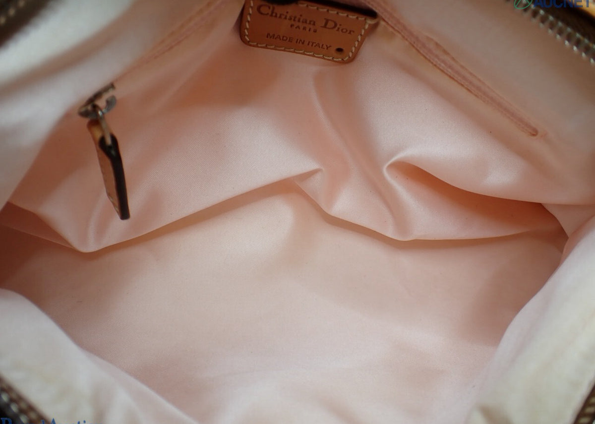 Dior Vintage Brown Heart Satchel Bag