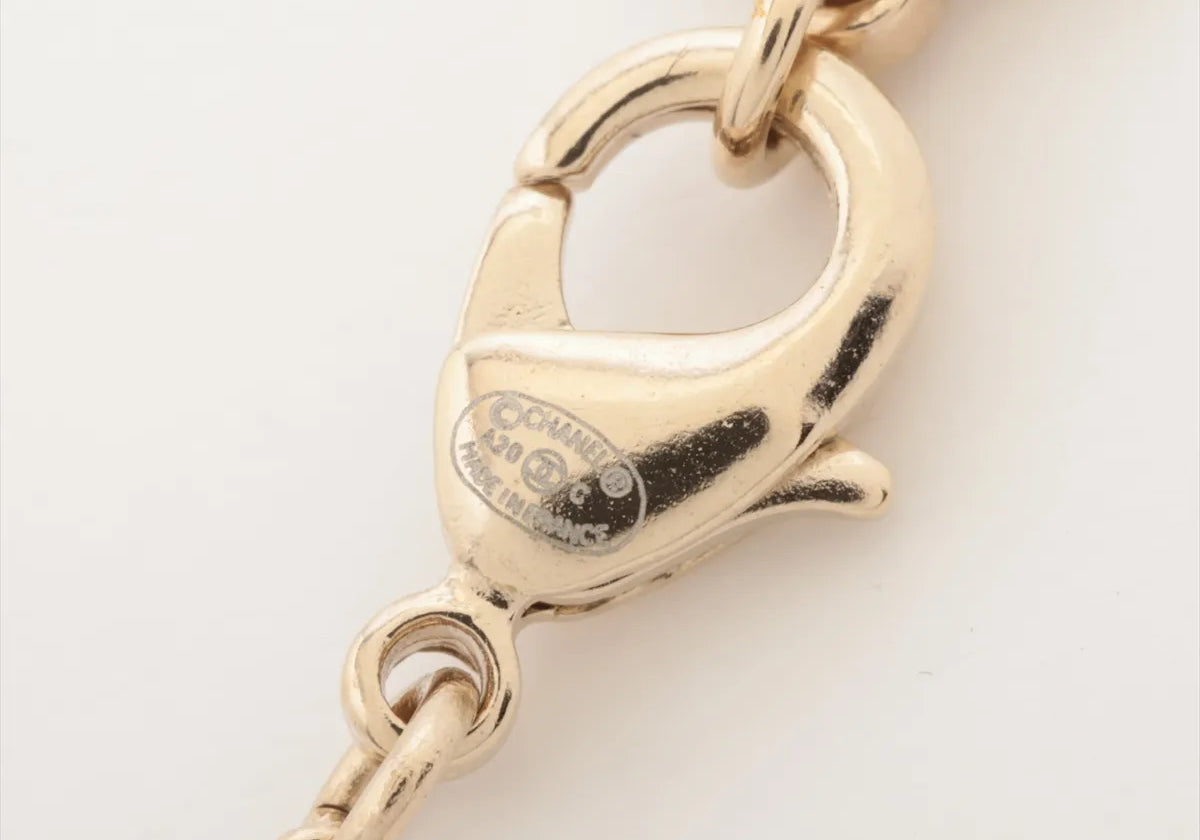Chanel 2020 Pearls and Gold Long Necklace