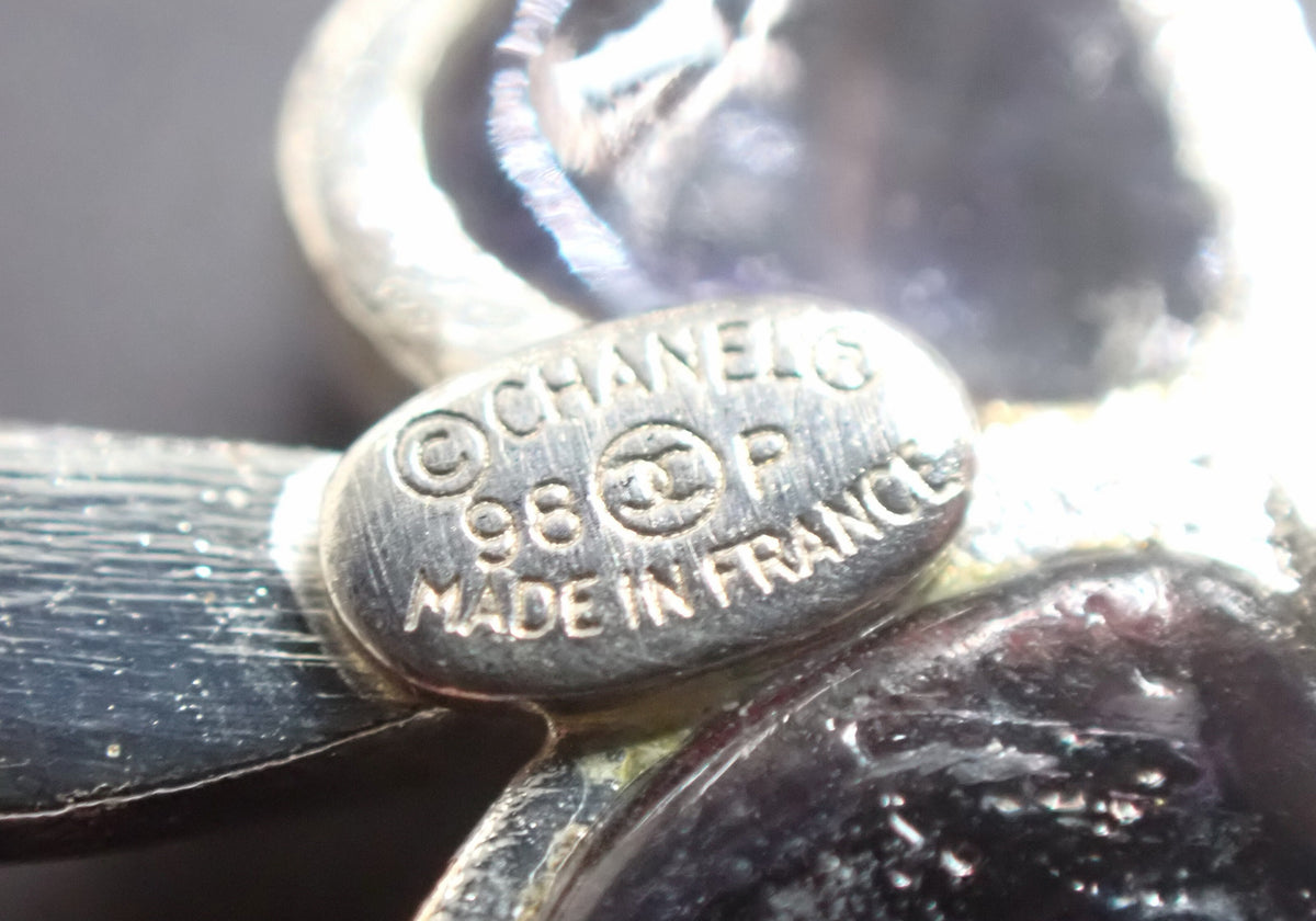 Chanel 1995 Silver Earrings (Rare Piece)