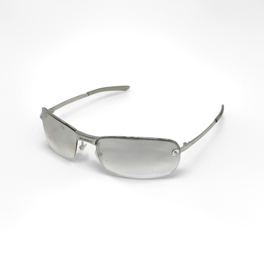 Dior Y2K Silver Rimless Gradient Sunglasses