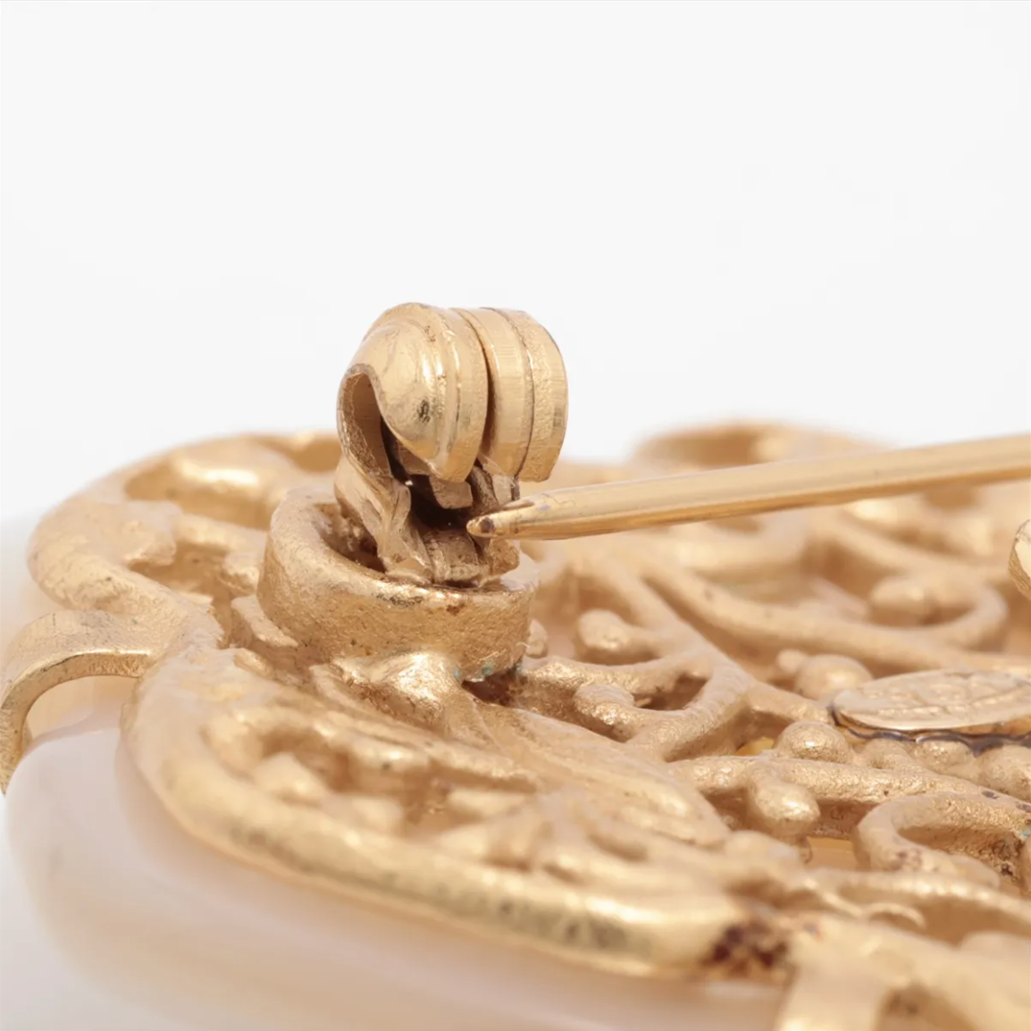 Chanel 2001 Mother-of-Pearl Camellia Brooch