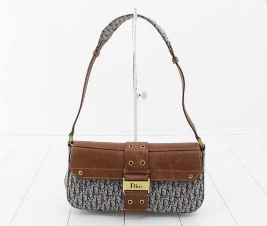 Dior Vintage Punk Collection Monogram Shoulder Bag